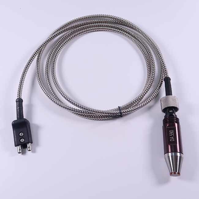 Tmteck Da590 Ultrasonic Transducer Probe High Temperature Cable C123 For DM5E