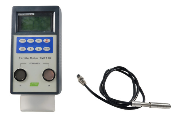 Digital Ferrite Meter Guage Fe% Fn Stainless Steel Probe Lcd Display