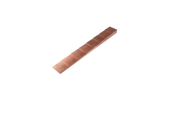 Metric 8 Step  Copper thickness 1 to 8mm NDT Ultrasonic Calibration Block