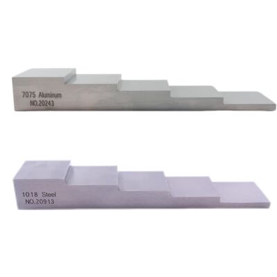 5 Step Calibration Block with 0.1-0.2-0.3-0.4-0.5  Inch Thickness for Ultrasonic Testing 
