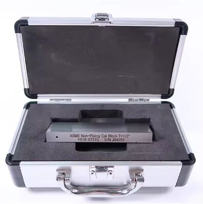 Калибровочный блок ASME без труб, толщина 1/2 дюйма, сталь ASME типа 1018, калибровочный блок для ультразвукового сдвигового волнового метода (толщина 1/2 дюйма)