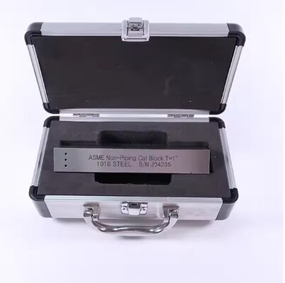 Калибровочный блок ASME без труб, толщина 1 дюйм, сталь ASME типа 1018, калибровочный блок для ультразвукового поперечного волнового метода (толщина 1 дюйм)